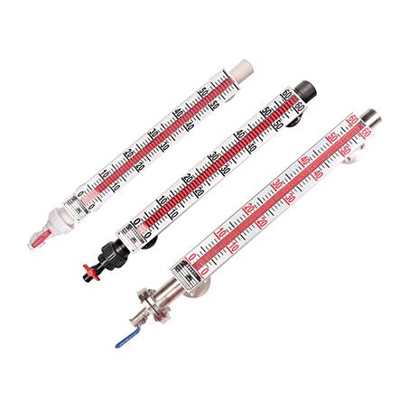 Magnetic flap level gauge